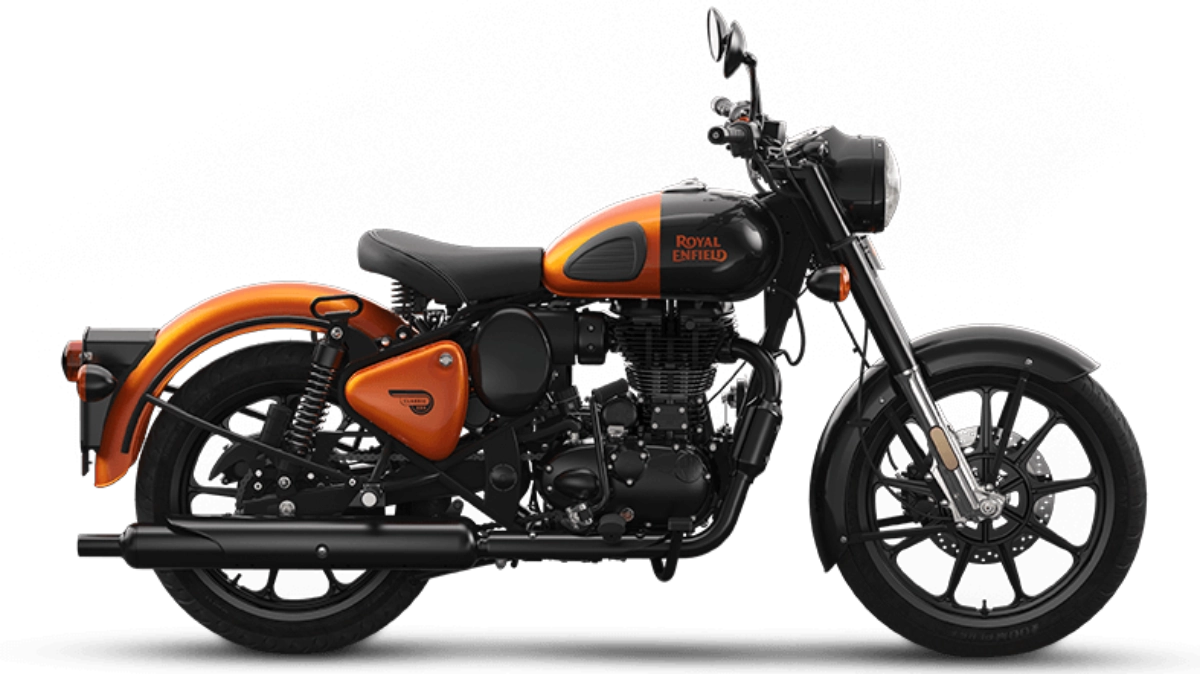 RE Classic 350 Orange self drive rental Guwahati